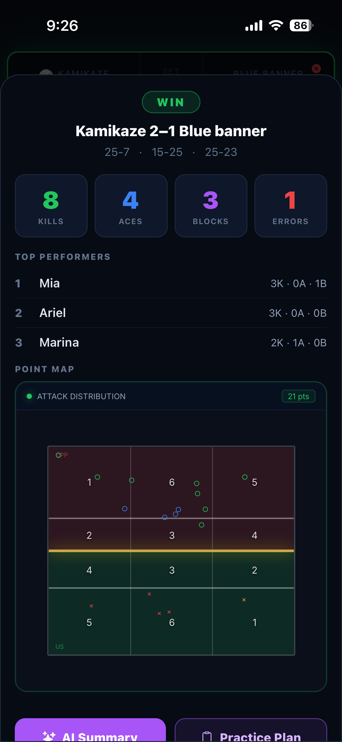Live Match Tracking